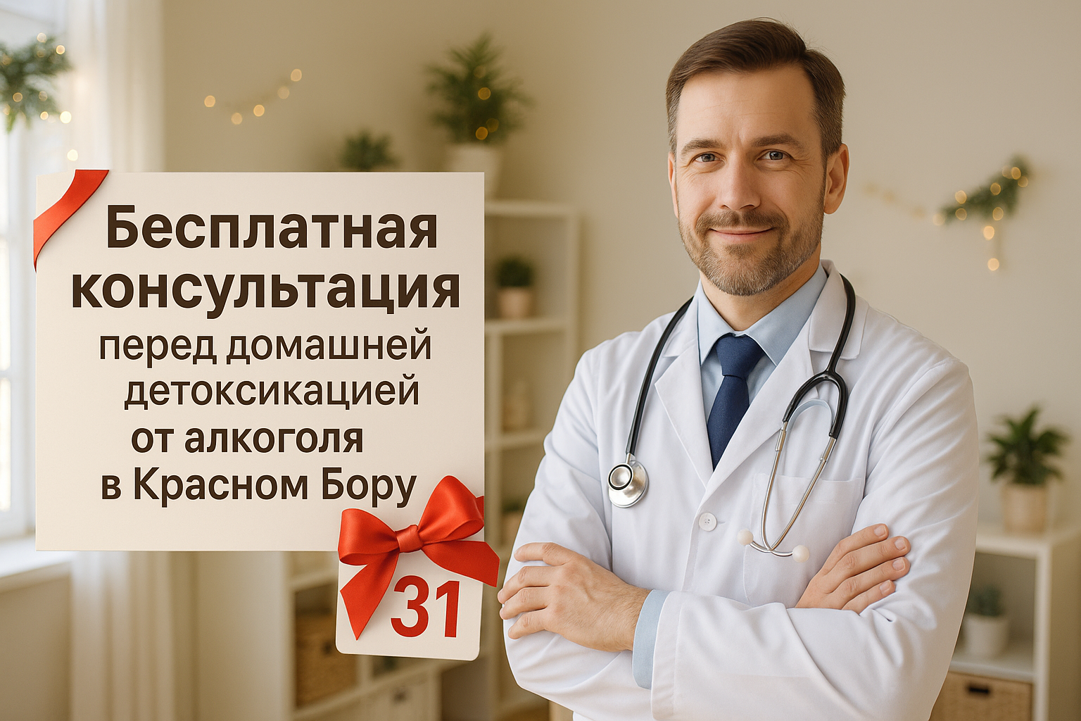 Бесплатная консультация перед выводом из запоя на дому в Красном Бору